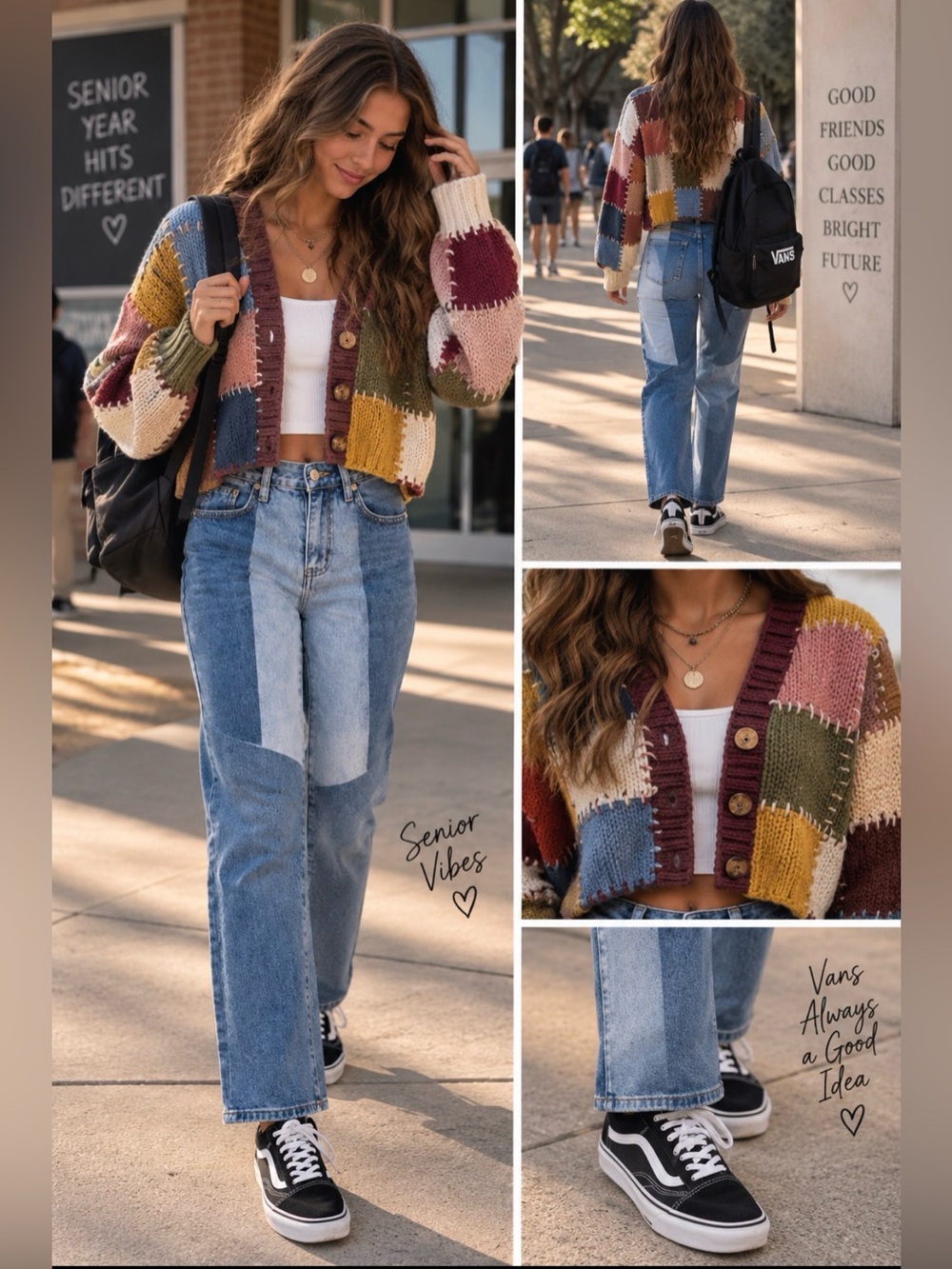 Princess Polly Blue Patchwork Jeans